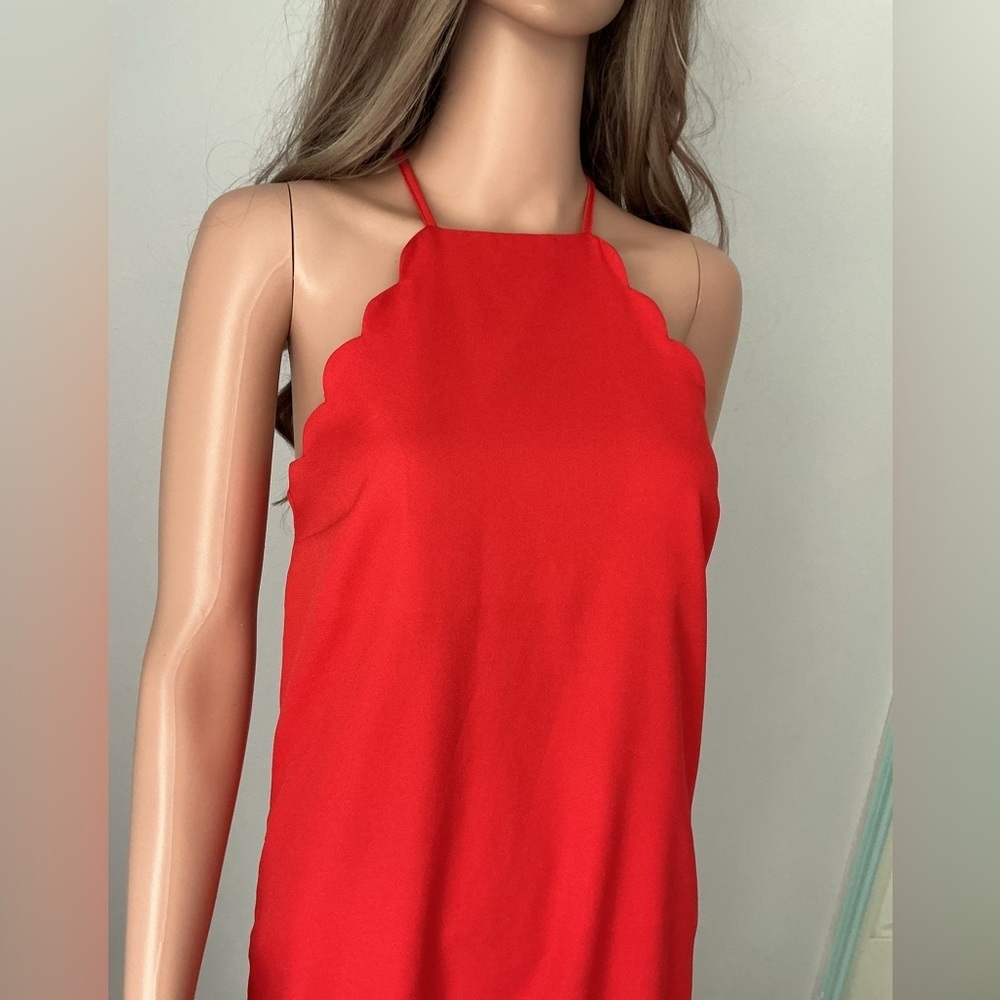 Lulu's Vibrant Red Mini Dress - Picture 5 of 14